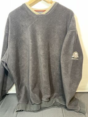 Men’s Second Skin Charlevoix Country Club Golf Gray Sherpa V-Neck XXLT #0233